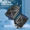 Многопортовое USB-зарядное устройство 5.1A QC3.0 с вилками US/EU/UK