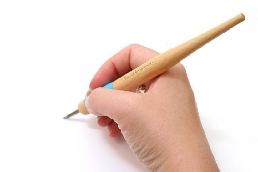 Держатель пера Tachikawa Comic Pen, хромированное перо Zebra Comic G Model x 10 (Т-40) + (ПГ-6С-СК)