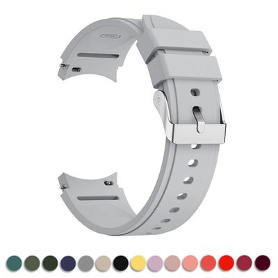 Ремешок для Samsung Galaxy Watch 7 FE 6 classic 46 мм 42 мм 43 47 мм 5 pro 45 мм, силиконовый браслет correa, ремешок для Galaxy Watch 4 44 40 мм