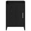 Nightstands in Black Oak Finish 40 x 30 x 60 cm Engineered Wood