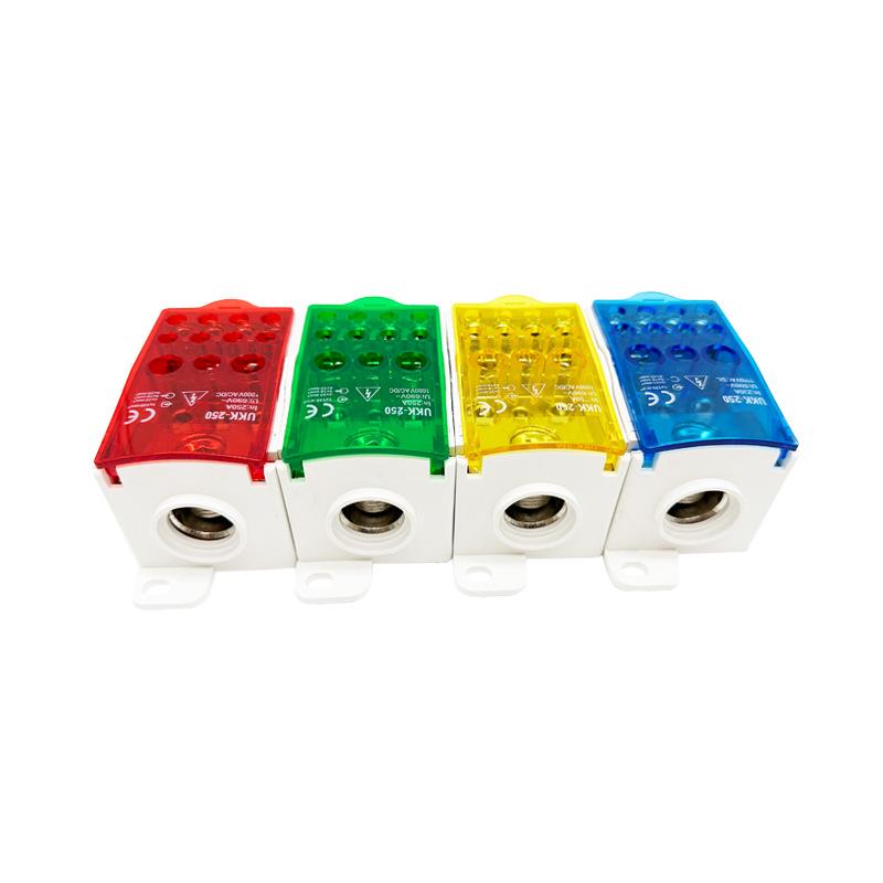 High Current Multi-Out DIN Rail Single-Pole Distribution Box: UKK 80A, 125A, 160A, 250A, 400A, 500A
