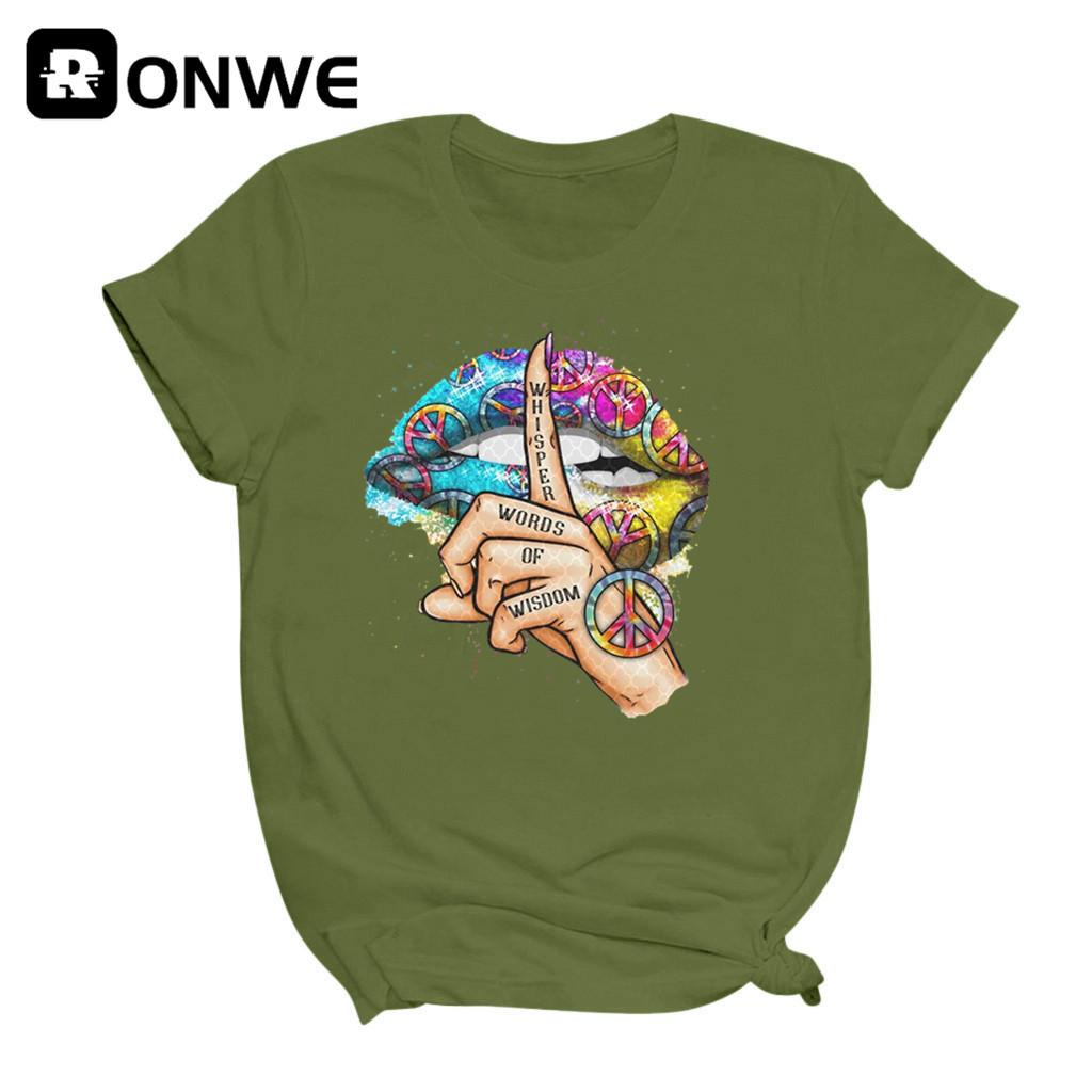 Women Lips Watercolor Graphic T Shirt Girl Base O Neck Sexy Black Tees Kiss Lip Funny