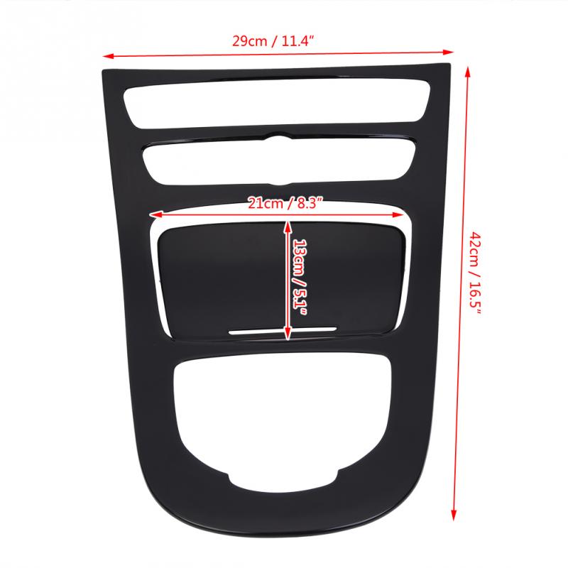2 шт., консоль переключения передач, панель, накладка, рамка для Mercedes Benz E-Class W213 2016 2017 2018, 3 стиля автомобиля