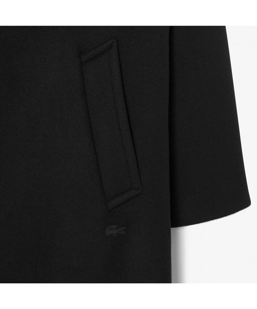 Lacoste Men'S Wool Cashmere Balmacaan Coat Bh512E-55N 031