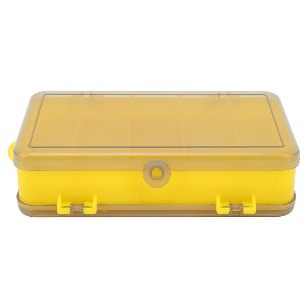 Лоток для рыболовных приманок Пластиковый дизайн с отделениями Большая вместимость Многофункциональная коробка для приманок Рыболовные снасти