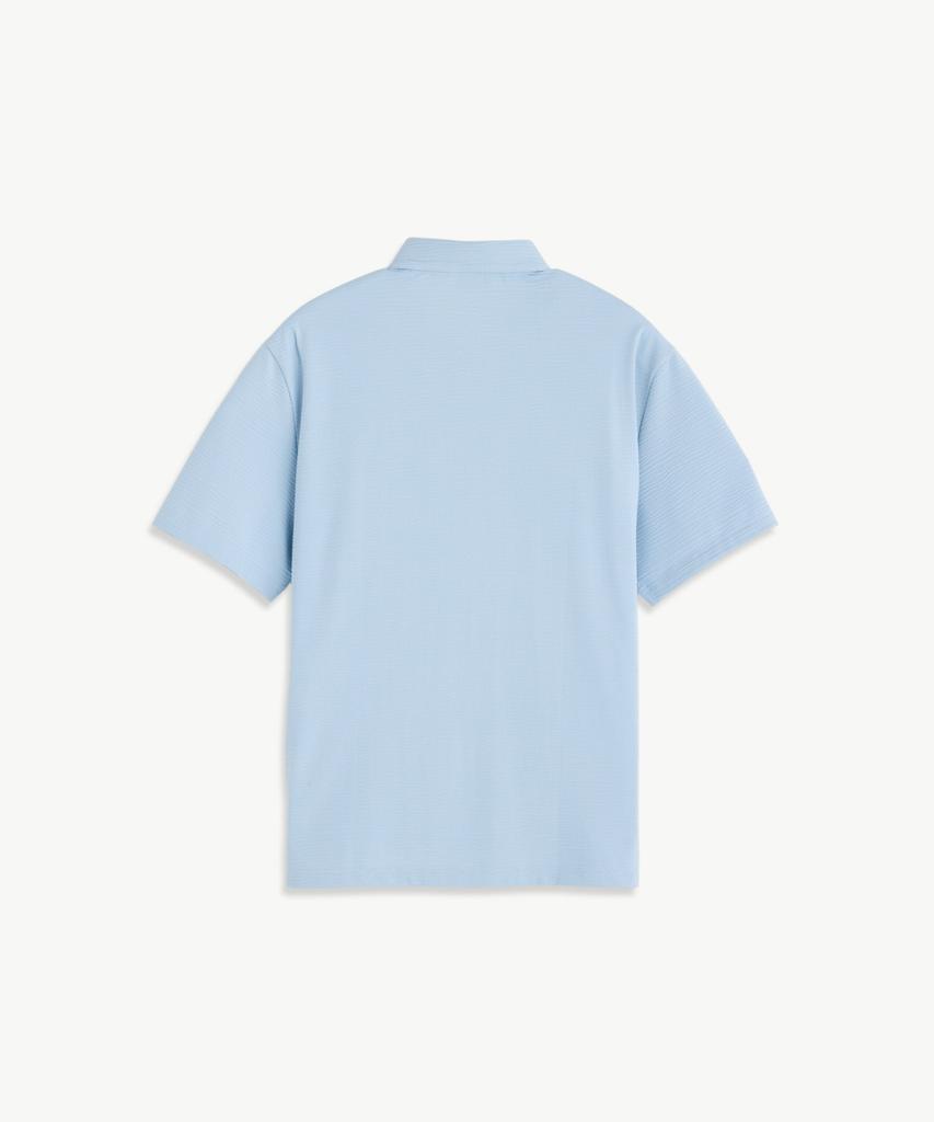STCO Diems [Flexion] Seersque Collar Short Sleeve T-Shirt_Blue (Classic Fit)_Dtsxb06Csl