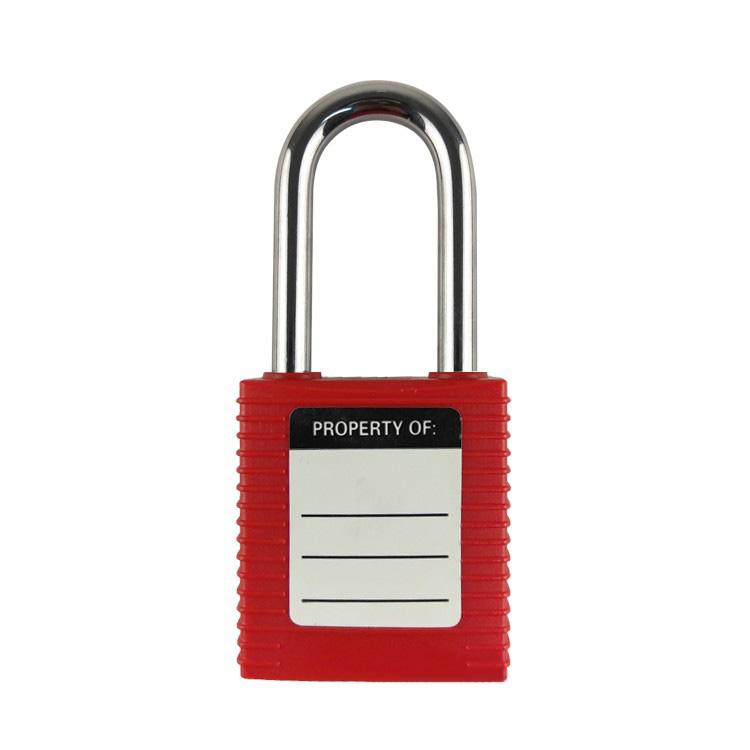 10 Pcs/lot 38mm Multicolour Lockout Padlocks Open By Same Keys Steel Shackle Safety Locks Industrial Chemical Electric Power