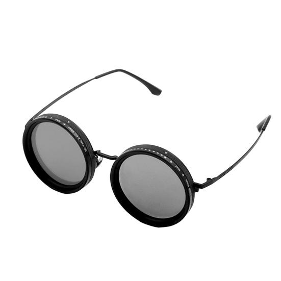 Круглые поляризованные очки с линзами из нейтрального фильтра, 1-9 передач, регулируемые солнцезащитные очки с защитой от ультрафиолета, для мужчин, для пляжа, рыбалки, вождения, езды на велосипеде, очки для очков