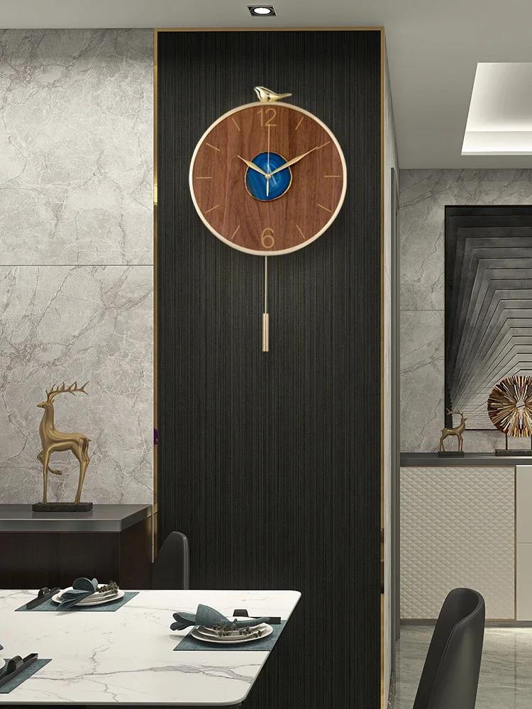 Настенные часы Nordic Metal Agate Living Room Decoration Настенные часы Home Decor Mute Creative Luxury Glod Kitchen Clock Undefined