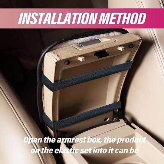 1Pcs Universal Auto Car Central Armrest Box Console Cover Pad Trims Accessories