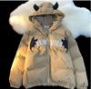 Couples Winter Devil Bread Clothing Casual Hooded Jacket Embroidered Cotton-padded Y2K Jackets Coats Jacket In Winter