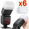 Flash Diffuser Dome Bounce for Canon Speedlite 580EX 580EX II Godox V850 860II TT685 TT600 TT520II Yongnuo YN-560/565 Soft Light