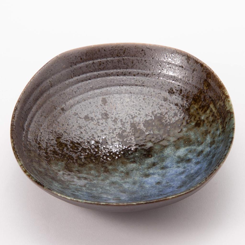 Овальный поднос Mino ware Moon Light K80128