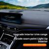 Для BMW 3 серии G20 2025 черная Кожаный материал Панель центральной консоли приборной панели Декоративная накладка Аксессуары для интерьера