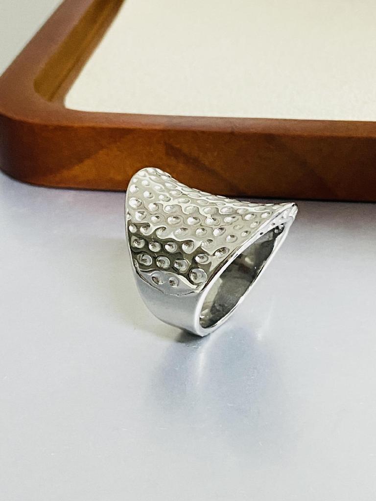 Европейский и американский стиль 18K Нержавеющая сталь Кольца с капельной глазурью – Неправильные, Креативные, Невыцветающие украшения.