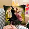 Чехол на подушку Wicked Movie Модный квадратный чехол на подушку Спальня Диван Гостиная Декор в стиле Ins Отдых
