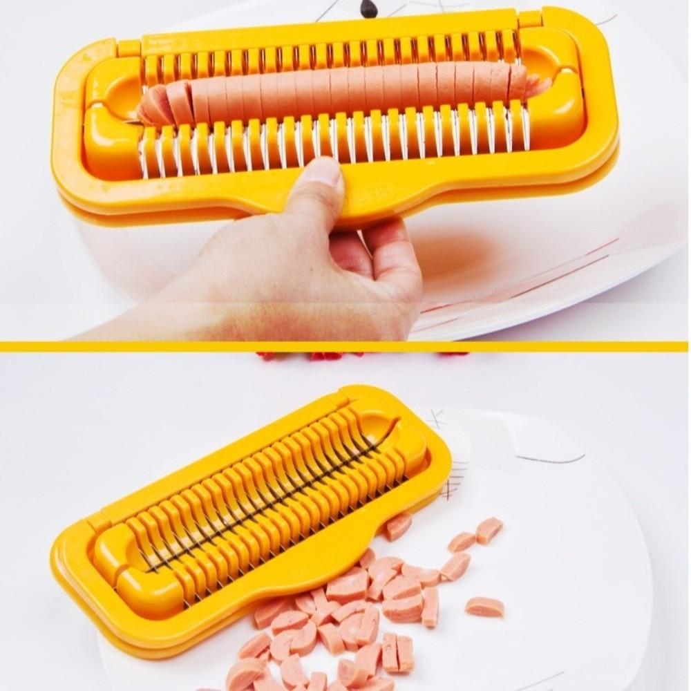 Efficient Banana Slicer Stainless Steel Sausage Cutter Practical Ham Slicer Barbecue