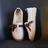 Туфли на плоской подошве из натуральной кожи, женские туфли в британском стиле в стиле ретро, белые туфли, женские туфли-лодочки, повседневные туфли Sapatos Femininos для женщин