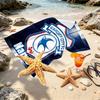 Custom Name Personalized Cardiff City FC Print Beach Towel, for Trip Camping Beach Party Home Decor, Birthday Gift for Family & Friends