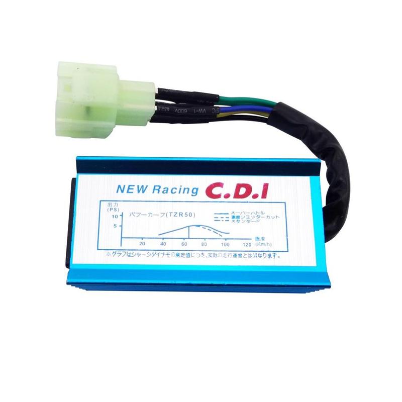 Motorcycle Blue 6 Pin Racing AC CDI Ignition Box 6pin for GY6 50cc 125cc 150cc Moped Scooter ATV Quad