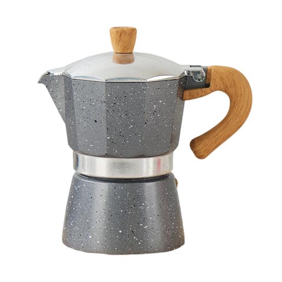 Кофеварка Moka Pot Espresso Maker 150 мл, легкая, простая в использовании, итальянская кофеварка для плиты