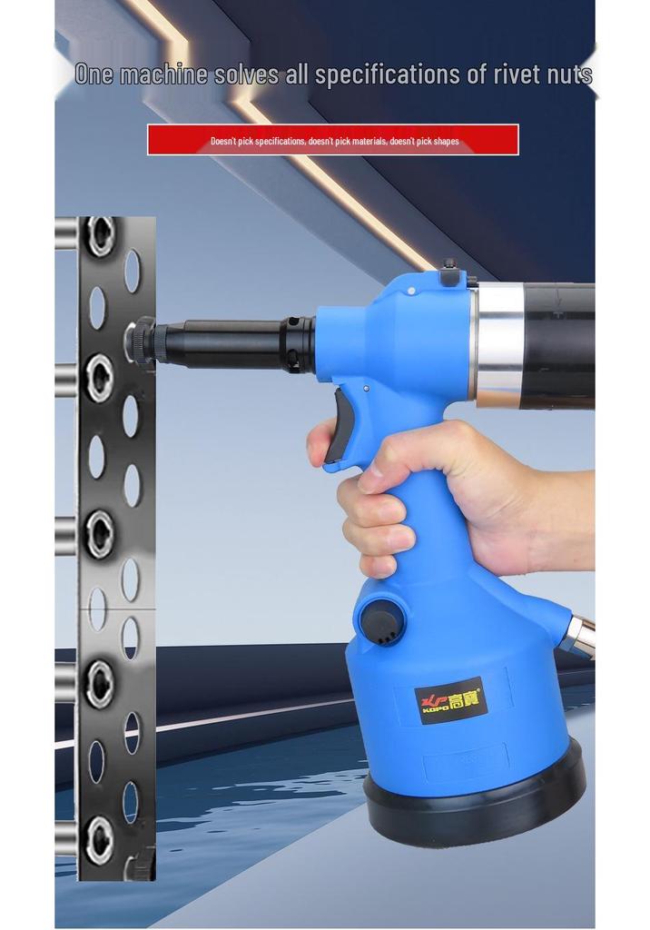 Gaobao Industrial-Grade Automatic Pneumatic Rivet Nut Gun M3-M12