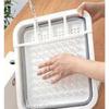 Dish Rack, Kitchen Drain Rack, Foldable Dish Rack, Tableware Storage Folding Rack, Tableware Rack Cup Holder