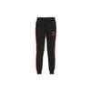 Spliced Cuff Knit Sweatpants Men Bottoms Black 531381-51