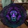 10-Inch Vibrant Animal & 2D Mandala Wind Chimes - Battery-Free, Perfect for Outdoor Decor & Holiday Gifts