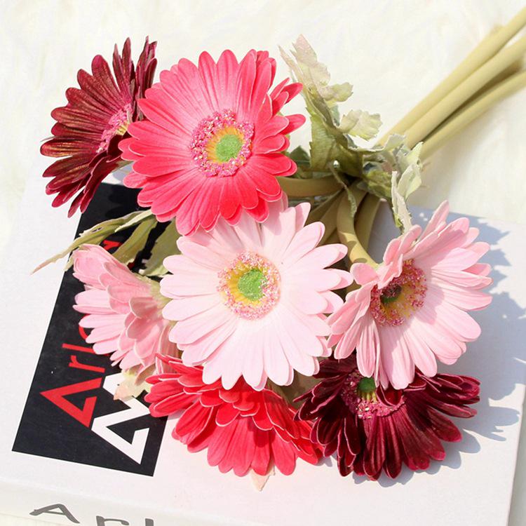 Gerbera Daisy Bouquet for Home & Wedding Decor – Small Flower Arrangement