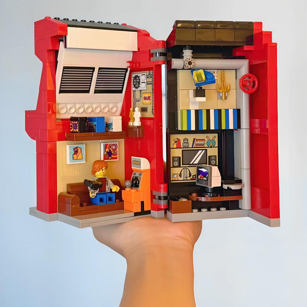 Игровой автомат (40805) Минифигурка LEGO Ретро-игры для детей от 12 лет и взрослых Фанатов 468 деталей Подарок на День Рождения Рождество