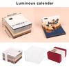 Календарь Castl Desk Calendar With Led Lights 2025 Calendar Memo Pad Creative Desk Calendar Diy Notes Notepad 3D Art Calendar Paper