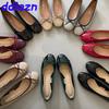 Fashion Footwear Fashion Butterfly-Knot Women Ballet Flats Dance Shoes Shallow Female Soft Round Toe Ladies Flats With Shoes Slides