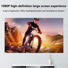 Портативный экран для проектора 60/72/80/92/100/120 дюймов 16:9 светоотражающих тканей с защитой от света для домашнего кинотеатра, офиса на открытом воздухе