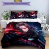 3pcs Resident Evil Design Cover Set - HD Printed Bedding with 1 Cover and 2 Pillowcases - Perfect for Home and Dorm Decor