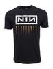 ЧЕРНАЯ ФУТБОЛКА С ГРАФИКОЙ NINE INCH NAILS