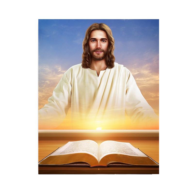 Плакат с изображением Иисуса и принты, христианская картина на холсте, настенные художественные картины для гостиной, спальни, украшения дома, подарки