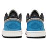 Jordan Air Jordan 1 Low Нескользящие Износостойкие Низкие Винтажные Баскетбольные Кроссовки Мужские Черно-Синие 553558-131(Команда24-)