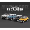 1/24 TOYOTA FJ Cruiser Сплавная Модель Автомобиля Литой и Игрушечный Металлический Внедорожник Модель Автомобиля Симуляция Звука и Света Детский Подарок