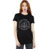 Harry Potter Womens/Ladies Hufflepuff Cotton Boyfriend T-Shirt