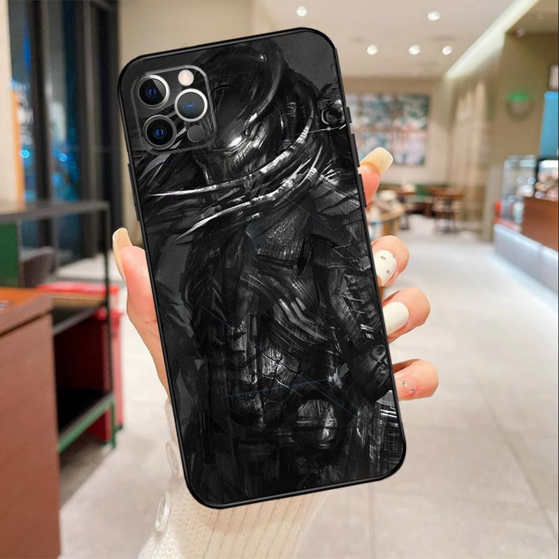Чехол для телефона Alien Vs Predator для iPhone 17 Air 16 14 13 11 15 Pro Max mini 15 16 Plus 16e Защитный чехол
