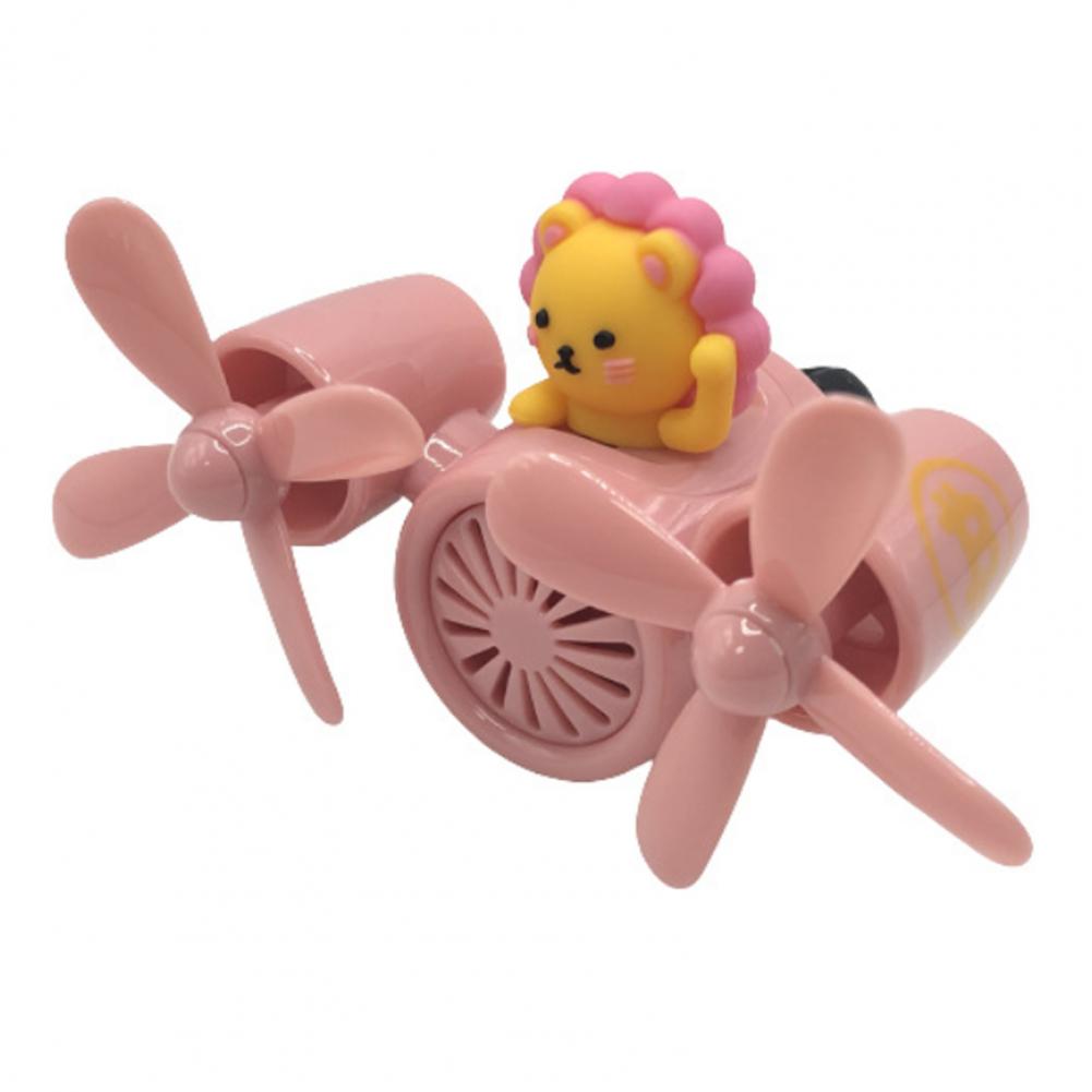 Портативный автомобильный освежитель воздуха с уникальным дизайном с двумя вентиляторами, портативный автомобильный диффузор с мультяшной формой, освежающий воздух для автомобилей