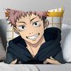 Двусторонняя наволочка Итадори Юдзи Jujutsu Kaisen, Декор с аниме-персонажем для акцентов в современной спальне и гостиной, Дисплей для фанатов
