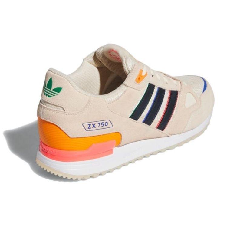 adidas Originals ZX 750 'Темно-кремовые' Унисекс Ретро Кроссовки для бега GW4211