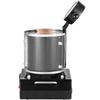 Gold Melting Furnace, 1350W, 1150 Max Temperature, Digital Electric Melting Furnace Machine, with 3 kg Ceramic Crucible, for Casting Refining Precious