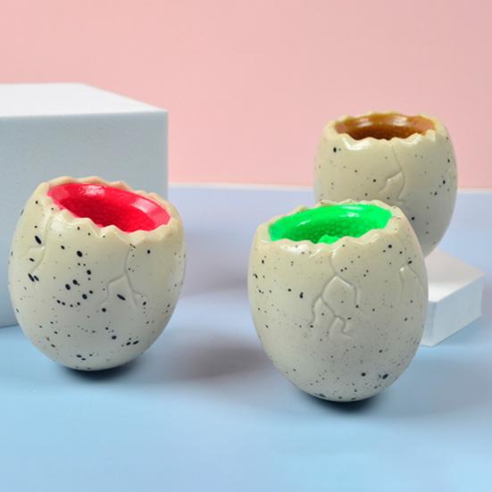 Игрушка Яйцо динозавра Мягкий ТПР Быстрый отскок Креативная животная чашка Щипательные игрушки Снятие тревоги Милая чашка-сквиши динозавра Игрушка для снятия стресса Детский подарок