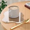 Creative Acrylic Coaster Clear Irregular Cloud Shape Coffee Cup Mat Decorative Heat Insulation Pads Home Table Placemat Decor