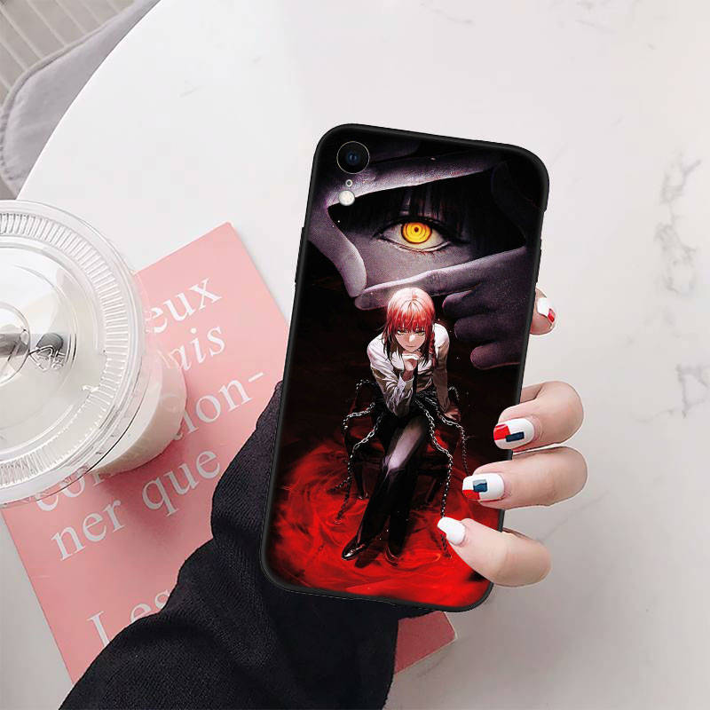 Чехол для телефона Chainsaw Man для iPhone 6 6s 7 8 11 12 13 14 15 XS Pro Max XR X SE Samsung S20 S21 S22 S23 S24 FE Ultra S8 S9 S10 Plus Lite S21S S10E