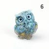 Творческий Кристалл Камень Гравий Сова Животные Поделки Ручной Работы Маленькие Фигурки DIY Смола Стол Декор Дома Коллекционировать Подарки Украшения