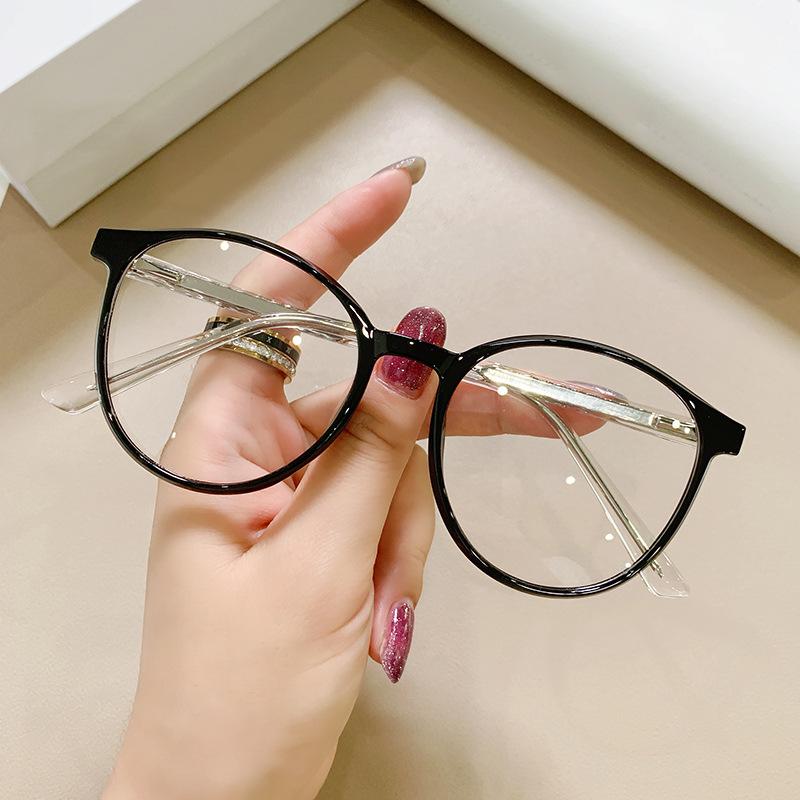 Clear Blue Light Glasses Female Hyperopia Prescription Computer Glasses Women Luxury Brand Round Fashion Eyeglass Readers